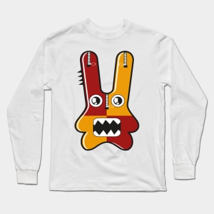 Funny cute cartoon monster Long Sleeve T-Shirt